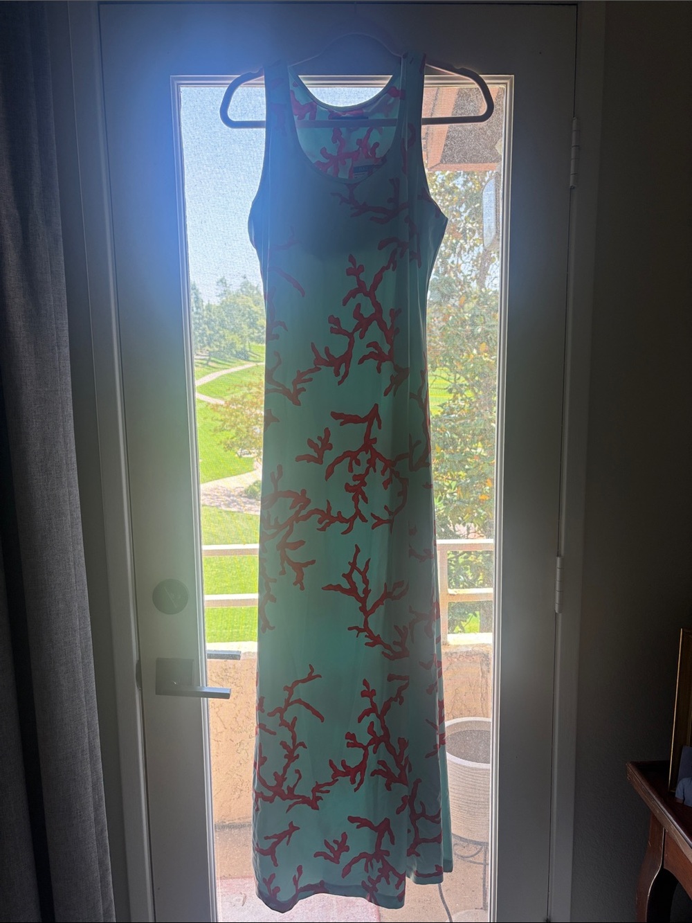 J. McLaughlin Charlotte Coral Maxi Dress Sz M NWT